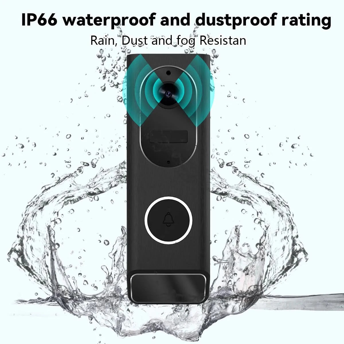S7 1080P Wireless Video Doorbell Camera WiFi Smart Door Bell IP66 Smart Home Security Motion Detect Night Vision Intercom Bell - M & M Global