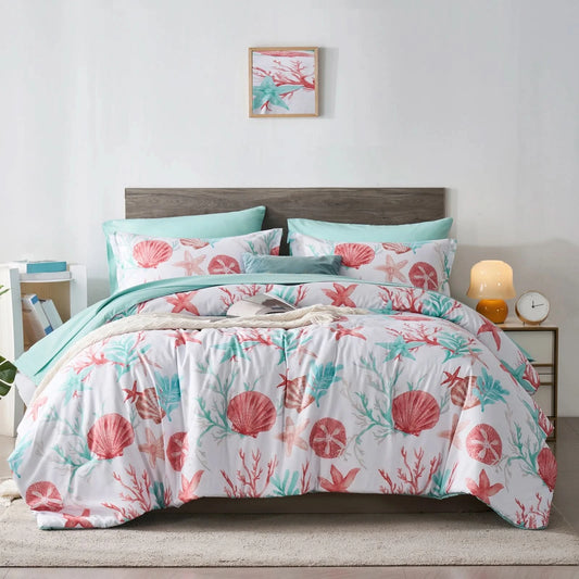 Bed with floral comforter and pillows in a bedroom setting
Microfiber Bedding Set, Queen Comforter Set, Lightweight Comforter, Pinch Pleat Bedding, Quilted Comforter, Solid Color Bedding, Soft Bedding Set, Elegant Bedding, All Season Comforter, Brushed Microfiber, Modern Bedroom Decor, Gift Bedding Set, Fade Resistant Bedding, Cozy Bedding Set, Hotel Style Bedding, Bedroom Essentials, Bed Comforter with Pillowcases, Non-Toxic Bedding, Machine Washable Bedding, Minimalist Bedding
