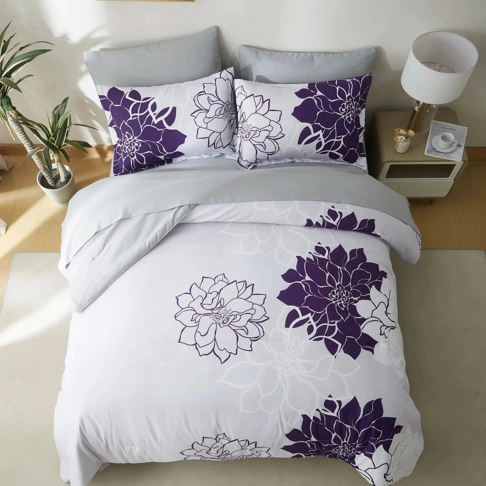 Floral patterned bedding set on a bed in a bedroom setting
white bedding set
comforter set queen
floral duvet cover
Comfora Cozy Bedding Set
plush comforter set cozy pack
ultra-soft all-season comforter and shams
luxury cozy bedding set online
warm textured comforter set King/Queen

Green Plant Bedding

Botanical Quilt Set
Nature Print Bedding

5 Piece Bedding Set

7 Piece Bedding Set

Soft Microfiber Quilt

Breathable Bedding Set
