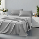 Gray bedding set on a bed in a bedroom with plants and decor.
Queen size bedding set

4-piece microfiber bed set

Solid color comforter set

All-season bedding set

Lightweight comforter

Ultra-soft bed sheets

Minimalist bedding set

High thread count sheets

Fade-resistant microfiber bedding

Modern home bedding set
