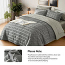 Gray textured comforter set on a bed in a bedroom with plants and a lamp.
Queen size bedding set

Floral textured comforter

Ultra-soft microfiber comforter

Cut flower design bedding

All-season quilt set

Lightweight comforter set

Solid color bed set

Machine washable bedding

Fade-resistant bedding

Cozy bedroom gift set