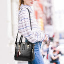 Yogodlns Luxury Crocodile Pattern Handbag Women Winter New PU Leather Tassel Shoulder Bag Brands Design Handle Bag Lady Purse - M & M Global