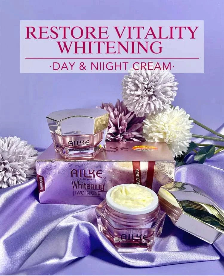 AILKE Lightening Face Cream, Antioxidant, Color Correction, Firming, With Sodium Hyaluronate, Clean Skin Facial Cream - M & M Global
