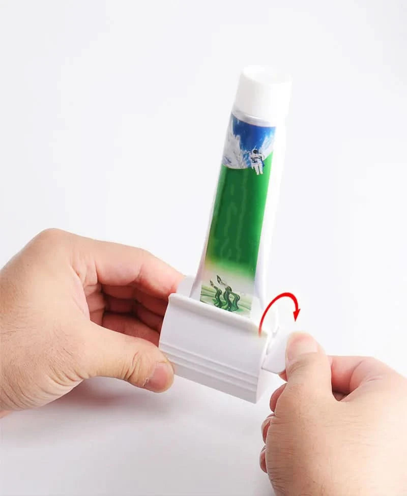 New Bathroom Accessories Toothpaste Squeezer Tooth Paste Dispenser Tube Squeezer Facial Cleanser Press Rolling Holder for Kids - M & M Global