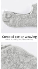 5pairs/lot children's invisible shallow mouth no trace short girls boat socks Slip Silicone white black baby boys sock for kids - M & M Global