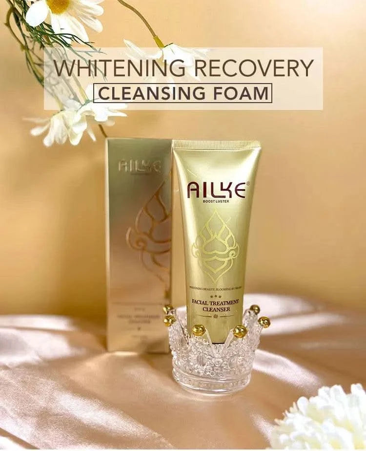 AILKE Whitening Remove Black Spots Facial Cleanser Refreshing Foaming Oil Control Non-irritating With Amino Acid Women Face Care - M & M Global