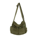 Women Vintage Handbag Canvas Teenager Shoulder Tote Bags Messenger Bags Ladies Casual Handbag Crossbody Purse - M & M Global