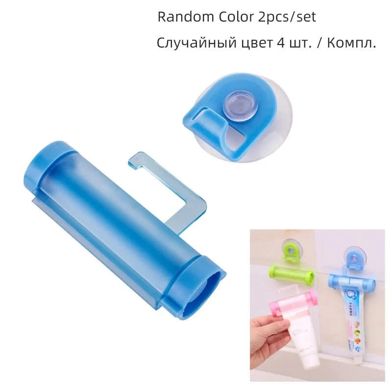 New Bathroom Accessories Toothpaste Squeezer Tooth Paste Dispenser Tube Squeezer Facial Cleanser Press Rolling Holder for Kids - M & M Global