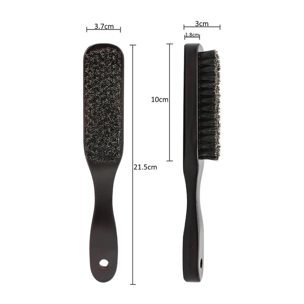 Natural Boar Bristle Beard Brush Men Facial Hair Cleaning Brush Professional Hairbrush Shaving Tools Beard Mustache Brushes - M & M Global