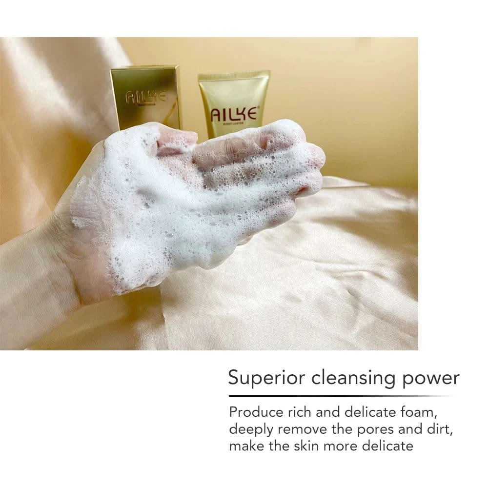 AILKE Whitening Remove Black Spots Facial Cleanser Refreshing Foaming Oil Control Non-irritating With Amino Acid Women Face Care - M & M Global