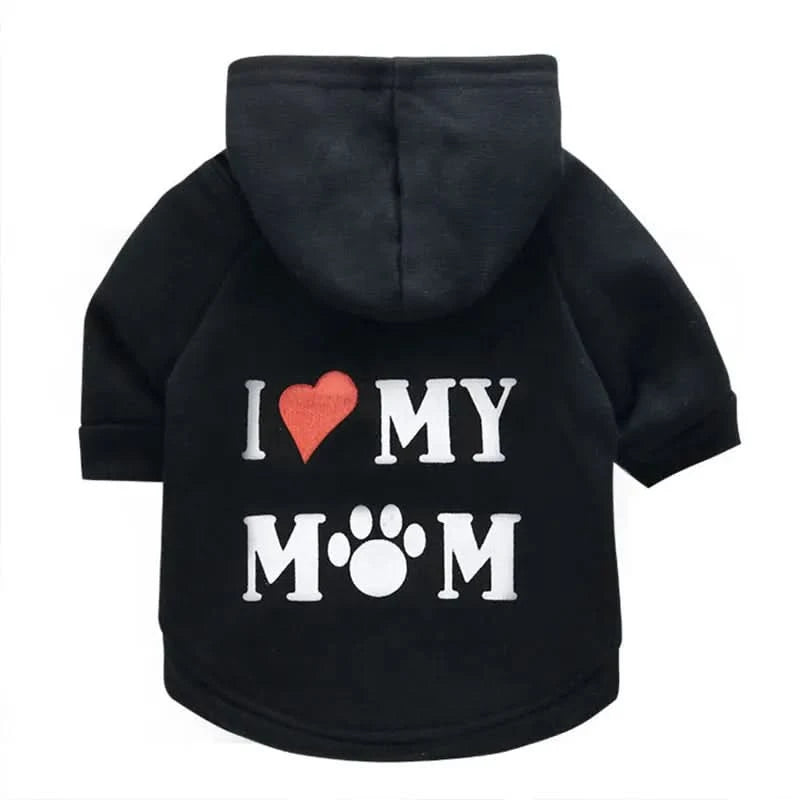 Security Dog Clothes Classic Pet Dog Hoodies Clothes For Small Dog Autumn Coat Jacket for Yorkie Chihuahua Puppy Clothing - M & M Global