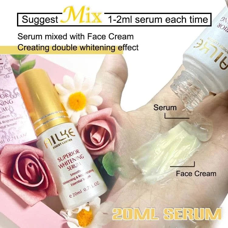 AILKE Lightening Face Cream, Antioxidant, Color Correction, Firming, With Sodium Hyaluronate, Clean Skin Facial Cream - M & M Global