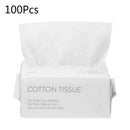 50/100pcs Disposable Face Towel Travel Cotton Makeup Wipes Facial Cleansing - M & M Global