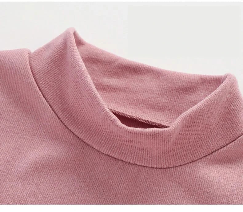 Autumn Winter Thermal Underwear Suit Girls Clothing Sets Boys Pajama Sets Baby No Trace Warm Sleepwear Candy Colors Kids Clothes - M & M Global