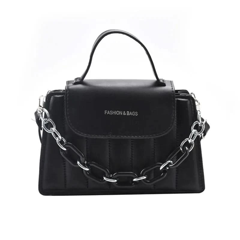 New Chains Shoulder Bag Women Solid Color Crossbody Bag Designer Messenger Handbag and Purse Luxury Top-handle Bag feminina - M & M Global
