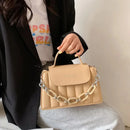 New Chains Shoulder Bag Women Solid Color Crossbody Bag Designer Messenger Handbag and Purse Luxury Top-handle Bag feminina - M & M Global