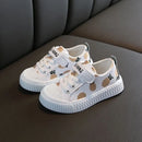 Hot sale pineapple strawberry spring and autumn new soft bottom girls children students casual non-slip PU leather sports shoes - M & M Global