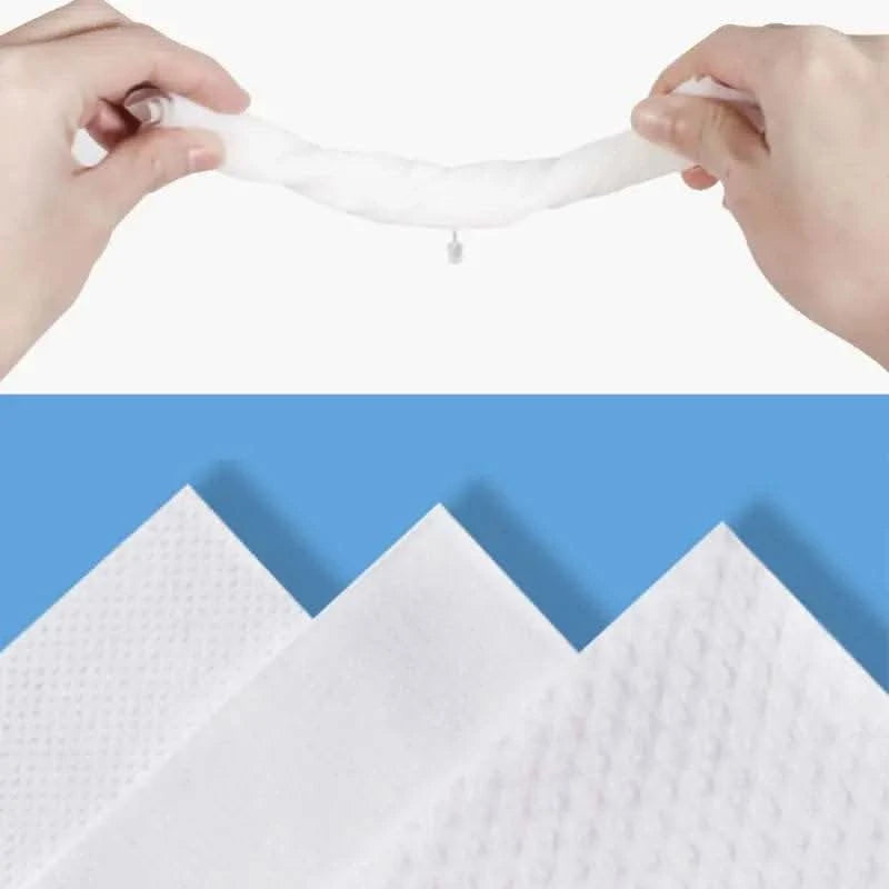 50/100pcs Disposable Face Towel Travel Cotton Makeup Wipes Facial Cleansing - M & M Global