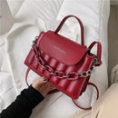 New Chains Shoulder Bag Women Solid Color Crossbody Bag Designer Messenger Handbag and Purse Luxury Top-handle Bag feminina - M & M Global