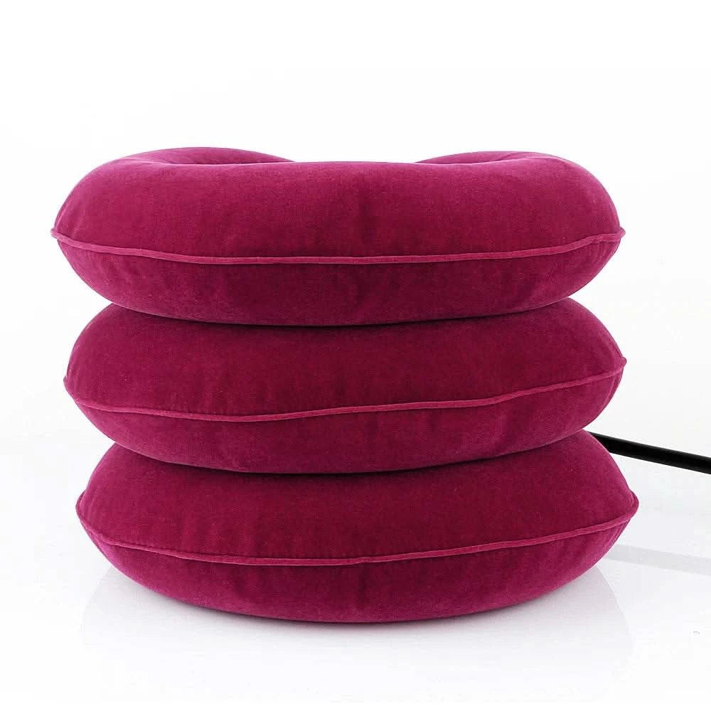 Cervical Neck Traction Medical Correction Device Cervical Support Posture Corrector Neck Stretcher Relaxation Inflatable Collar - M & M Global