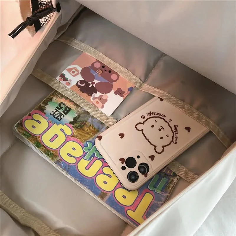Fashion Big Student Backpack NEW Badge Rucksack Girls School Bag High Capacity Women Backpack Female Cute Leisure Travel Mochila - M & M Global