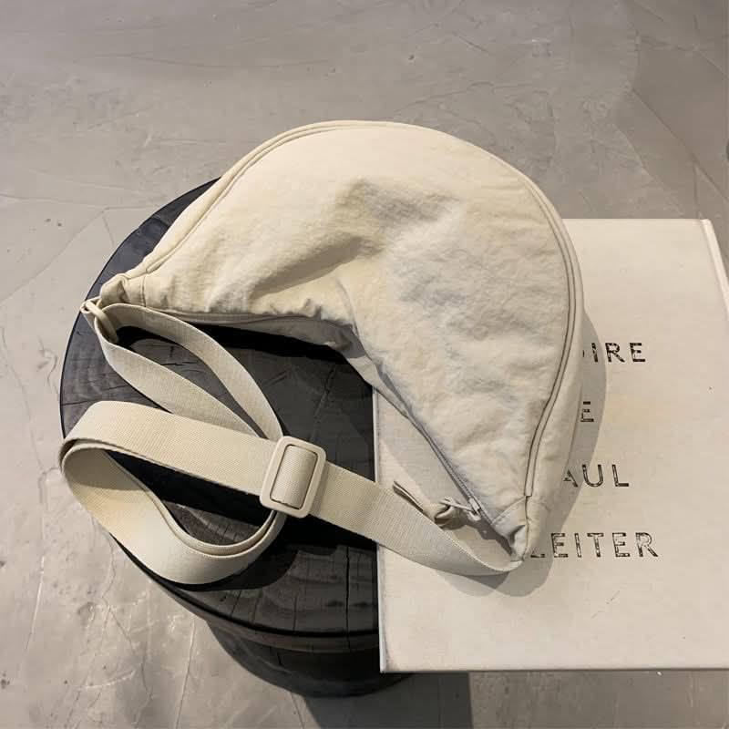 Simple Design Women's Messenger Bag Fashion Ladies Nylon Hobos Small Shoulder Bags Vintage Female Girls Purse Cloth Handbags - M & M Global