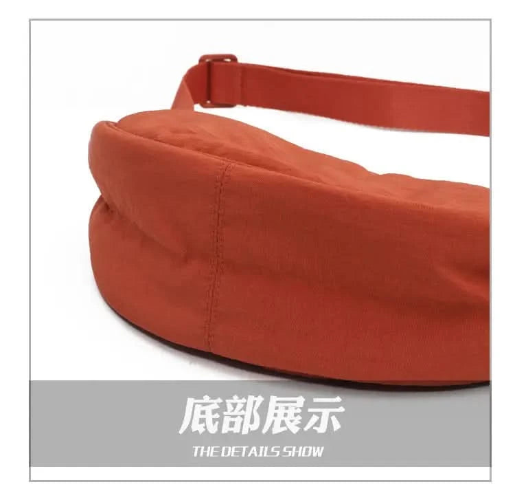 Simple Design Women's Messenger Bag Fashion Ladies Nylon Hobos Small Shoulder Bags Vintage Female Girls Purse Cloth Handbags - M & M Global