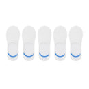 5pairs/lot children's invisible shallow mouth no trace short girls boat socks Slip Silicone white black baby boys sock for kids - M & M Global