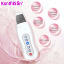 Ultrasonic Skin Scrubber Cleaning Face Cleanser  Acne Remover Facial Lifting Massager Ultrasound Skin Care Peeling Clean Machine - M & M Global