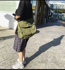 Women Vintage Handbag Canvas Teenager Shoulder Tote Bags Messenger Bags Ladies Casual Handbag Crossbody Purse - M & M Global