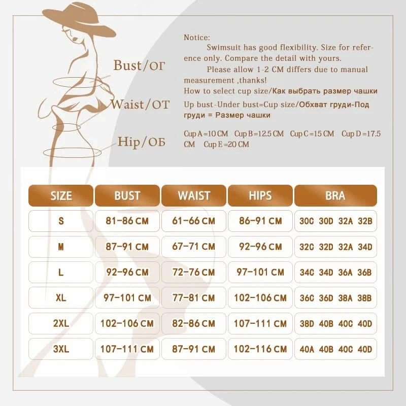 Push Up Swimsuit 2025 Bikinis Print Women Swimwear Cup Biquinis Brazilian Bikini Sets 2024 Bathing Suits Beach Wear Summer - M & M Global
