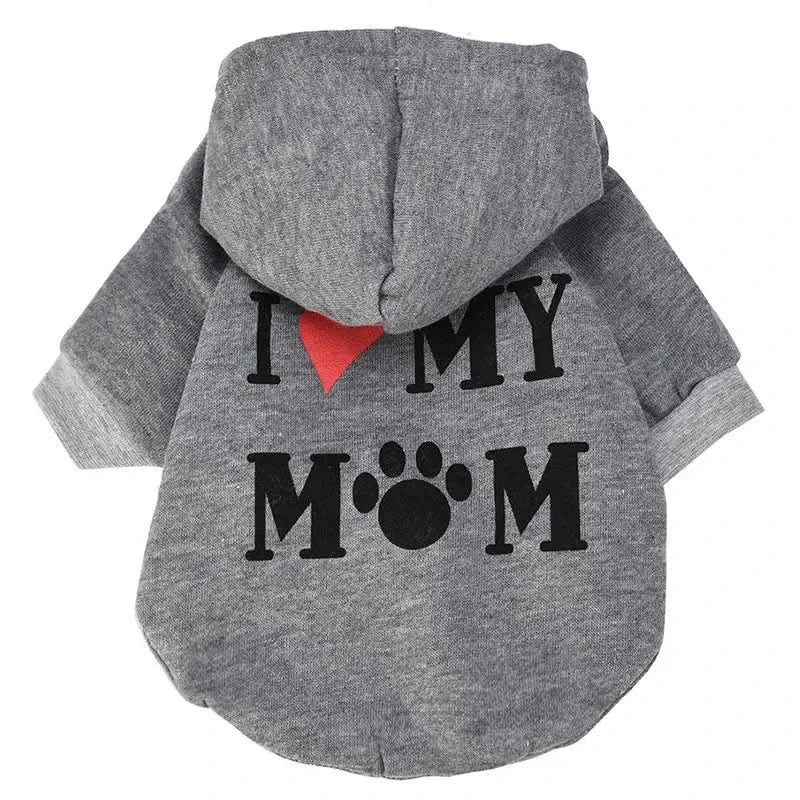 Security Dog Clothes Classic Pet Dog Hoodies Clothes For Small Dog Autumn Coat Jacket for Yorkie Chihuahua Puppy Clothing - M & M Global