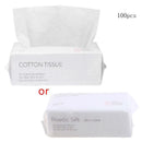 50/100pcs Disposable Face Towel Travel Cotton Makeup Wipes Facial Cleansing - M & M Global