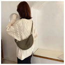 Simple Design Women's Messenger Bag Fashion Ladies Nylon Hobos Small Shoulder Bags Vintage Female Girls Purse Cloth Handbags - M & M Global