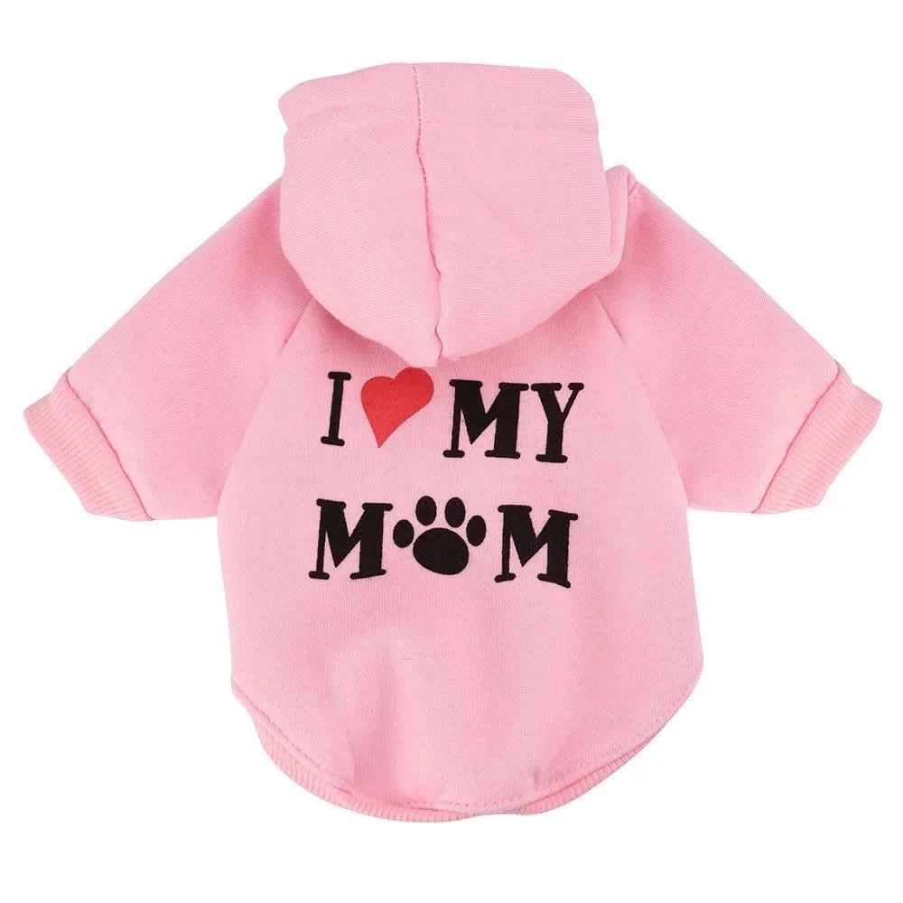 Security Dog Clothes Classic Pet Dog Hoodies Clothes For Small Dog Autumn Coat Jacket for Yorkie Chihuahua Puppy Clothing - M & M Global