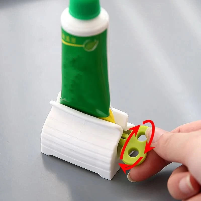 New Bathroom Accessories Toothpaste Squeezer Tooth Paste Dispenser Tube Squeezer Facial Cleanser Press Rolling Holder for Kids - M & M Global