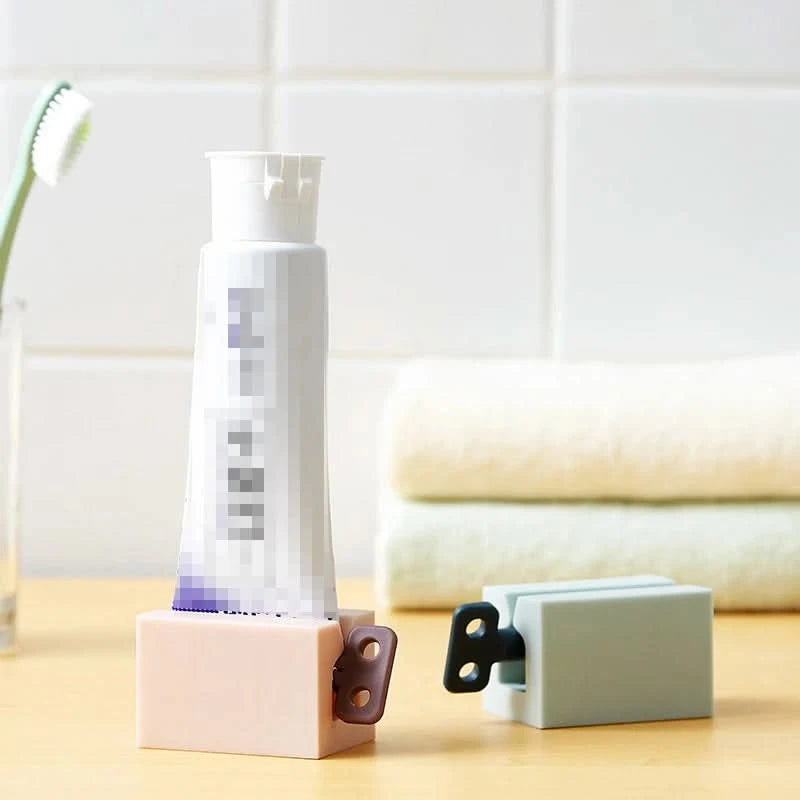 New Bathroom Accessories Toothpaste Squeezer Tooth Paste Dispenser Tube Squeezer Facial Cleanser Press Rolling Holder for Kids - M & M Global