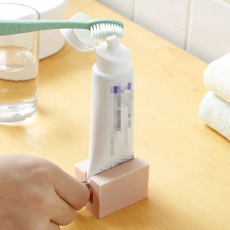 New Bathroom Accessories Toothpaste Squeezer Tooth Paste Dispenser Tube Squeezer Facial Cleanser Press Rolling Holder for Kids - M & M Global