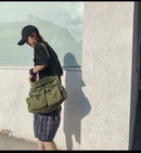 Women Vintage Handbag Canvas Teenager Shoulder Tote Bags Messenger Bags Ladies Casual Handbag Crossbody Purse - M & M Global