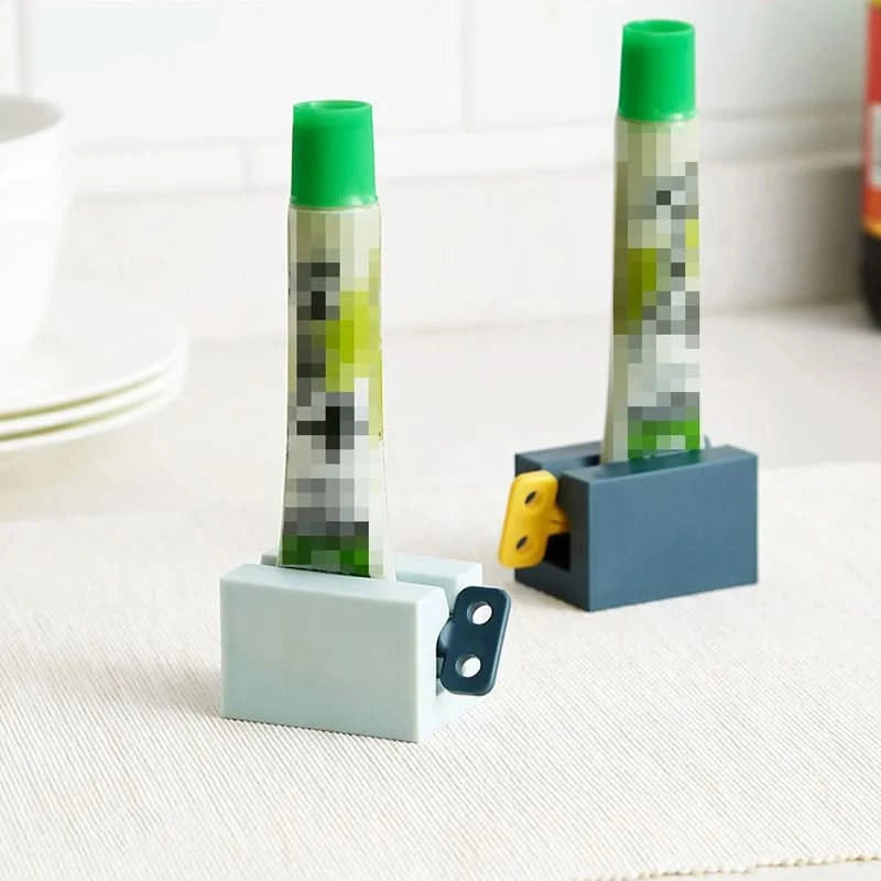 New Bathroom Accessories Toothpaste Squeezer Tooth Paste Dispenser Tube Squeezer Facial Cleanser Press Rolling Holder for Kids - M & M Global