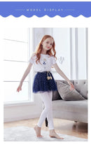 Spring Baby girl Boy nine-point Ballet dance leggings candy colors kids calf-length pants ankle-length Breathable child trousers - M & M Global