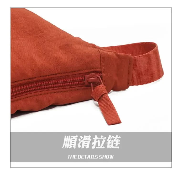 Simple Design Women's Messenger Bag Fashion Ladies Nylon Hobos Small Shoulder Bags Vintage Female Girls Purse Cloth Handbags - M & M Global