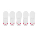 5pairs/lot children's invisible shallow mouth no trace short girls boat socks Slip Silicone white black baby boys sock for kids - M & M Global