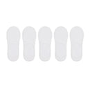 5pairs/lot children's invisible shallow mouth no trace short girls boat socks Slip Silicone white black baby boys sock for kids - M & M Global