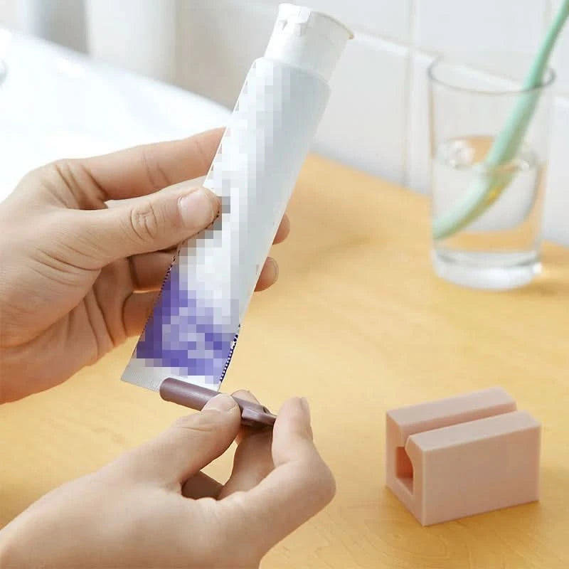New Bathroom Accessories Toothpaste Squeezer Tooth Paste Dispenser Tube Squeezer Facial Cleanser Press Rolling Holder for Kids - M & M Global