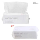 50/100pcs Disposable Face Towel Travel Cotton Makeup Wipes Facial Cleansing - M & M Global