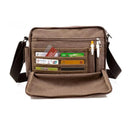 High Quality Multifunction Canvas Bag travel bag men messenger bag brand men's crossbody bag luxury vintage style briefcase w304 - M & M Global