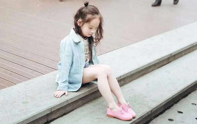 JGSHOWKITO Kids Shoes Boys Shoes Children's Casual Sneakers Girls Flats Candy Color Soft Lace-up Classical Comfortable Hot New - M & M Global