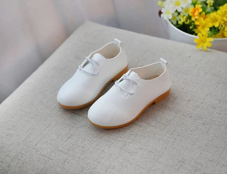 JGSHOWKITO Kids Shoes Boys Shoes Children's Casual Sneakers Girls Flats Candy Color Soft Lace-up Classical Comfortable Hot New - M & M Global