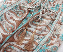 TEELYNN boho long dress Vintage 2023 floral print Chiffon three quarter sleeve v-neck summer Gypsy Hippie women dresses vestidos - M & M Global